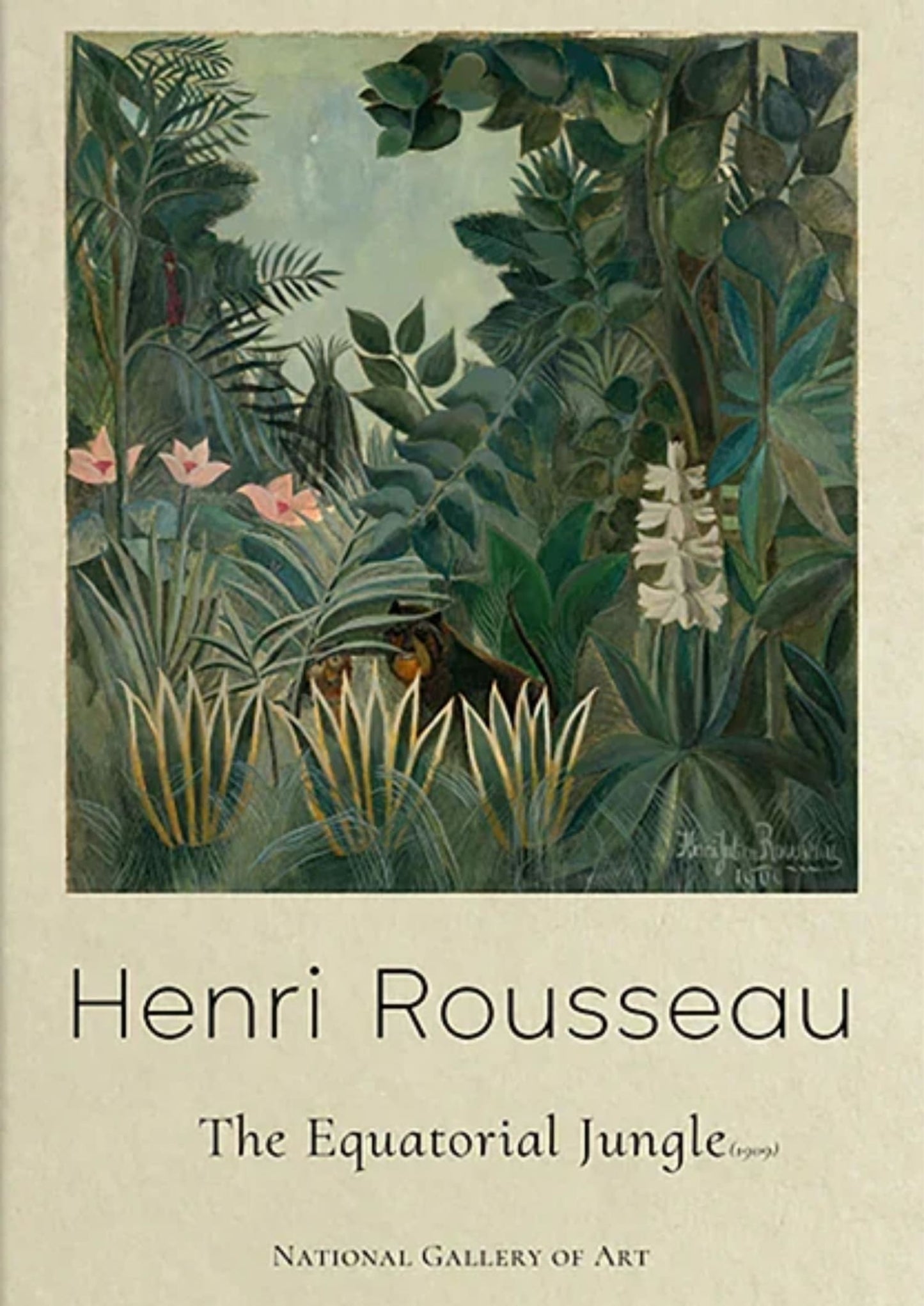 Henri Rousseau | De Equatoriale Jungle | Vintage Botanische Scène