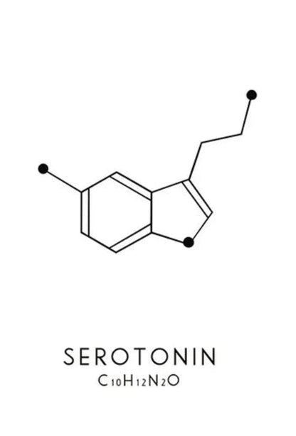Molekül Chemische Dopamin Serotonin Molekulare Formel Chemie Wissenschaft Wand Kunst Leinwand Malerei Wohnzimmer Dekorative Poster