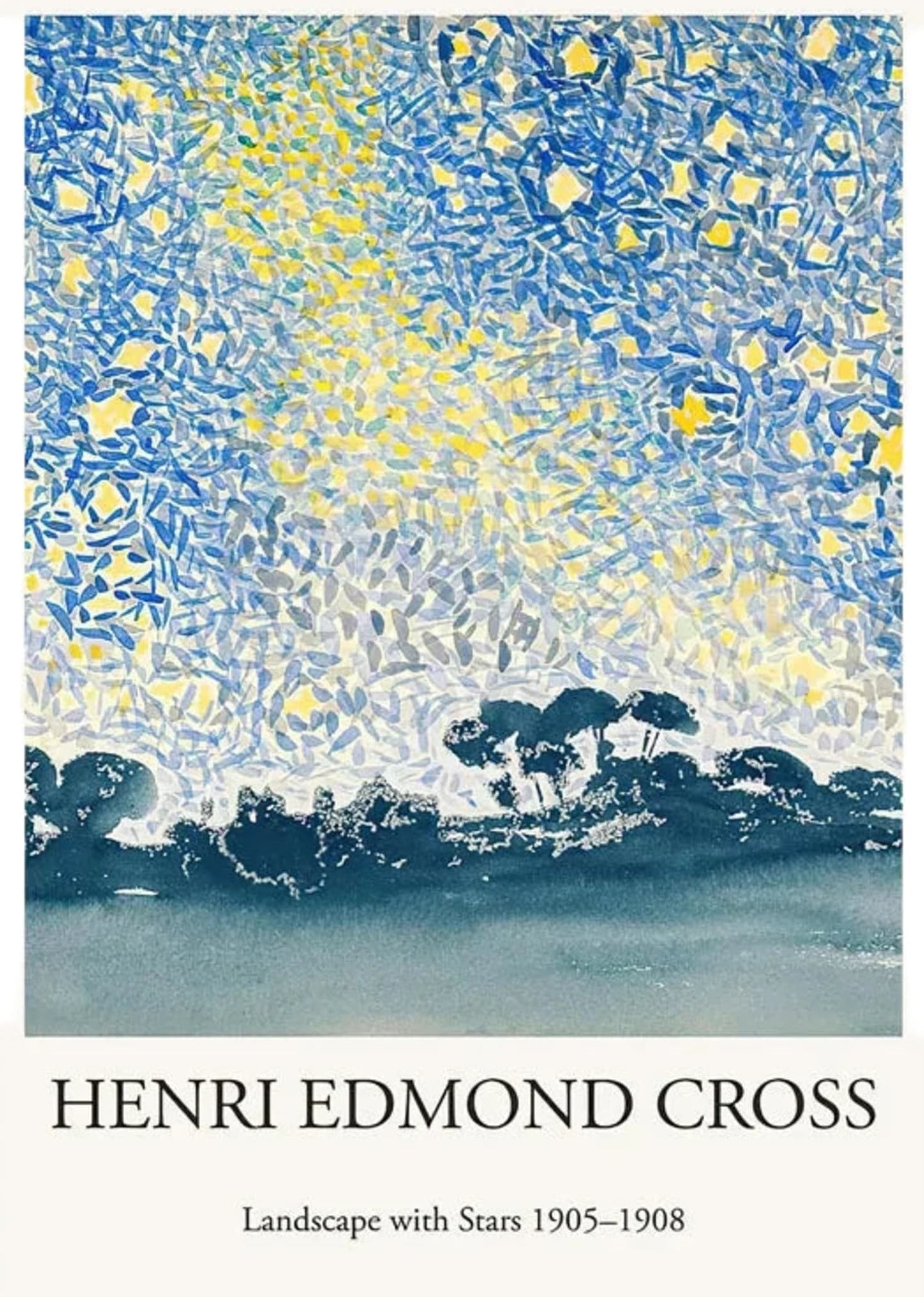 Henri-Edmond-Kreuz | Landschaft mit Sternen