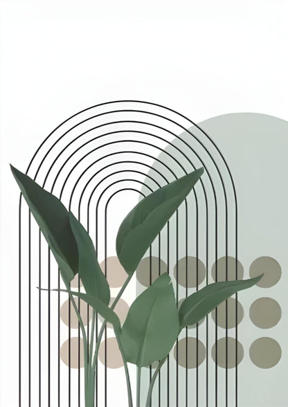 Tropische Botanische | Weelderige Groene Planten