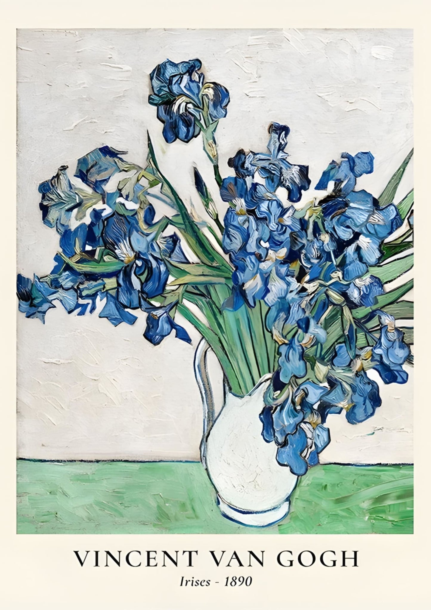 Van Gogh's Irises | 1890 Reproduction