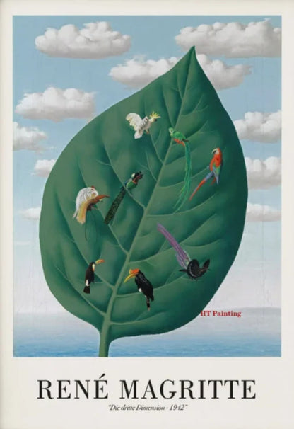 René Magritte | De Derde Dimensie | Surrealistische Vintage 1942