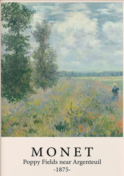 Claude Monet | Klaprozenvelden 1875 | Impressionistische Kunst