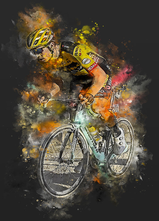 Affiche sportive Van Aert