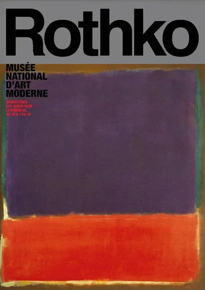 Rothko | Purple and Red Composition | Color Field Painting