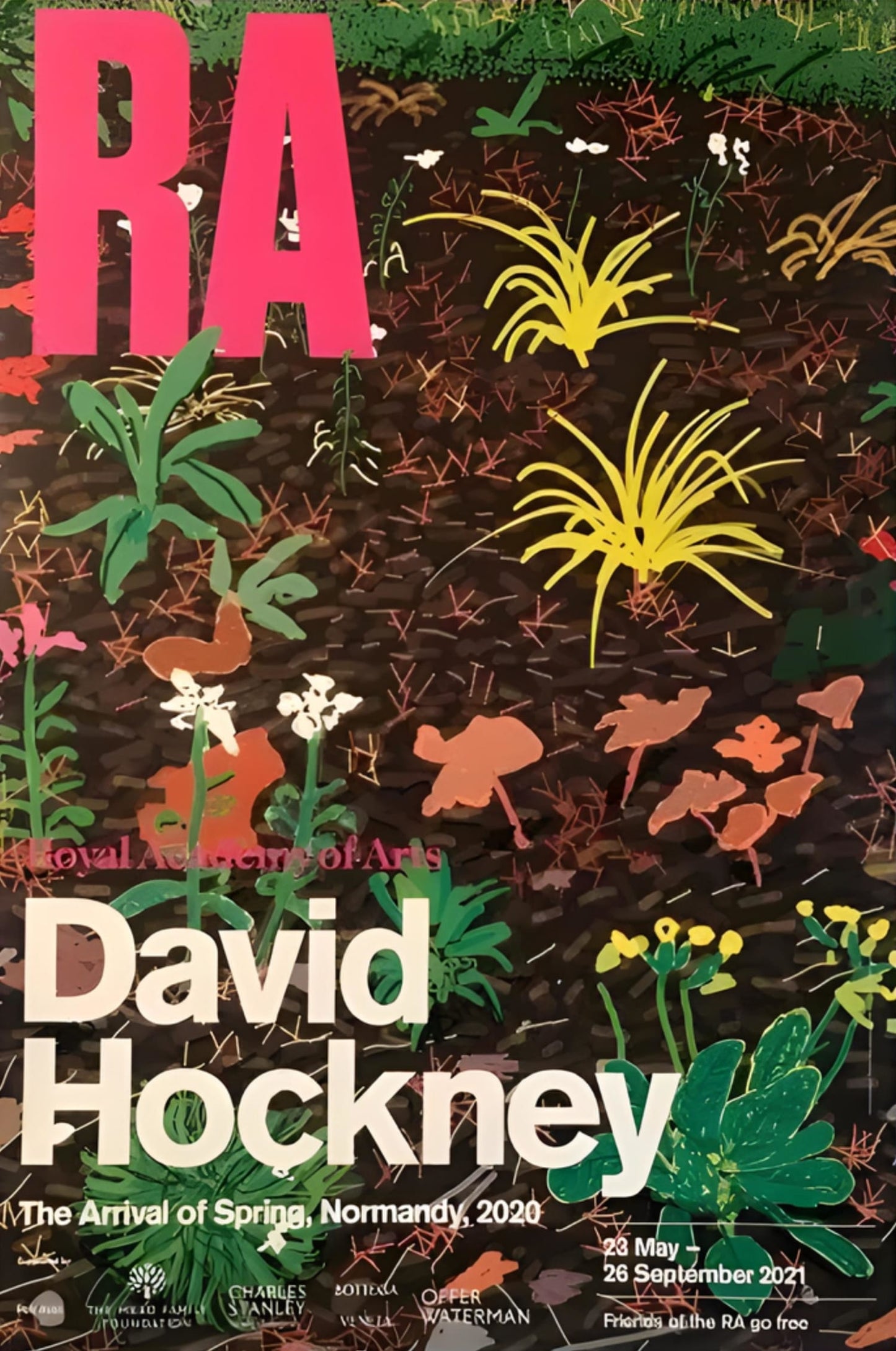 David Hockney | De Aankomst van de Lente | Lente Scene
