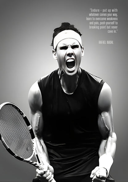 Rafael Nadal Quote | Kracht & Uithoudingsvermogen Inspiratie