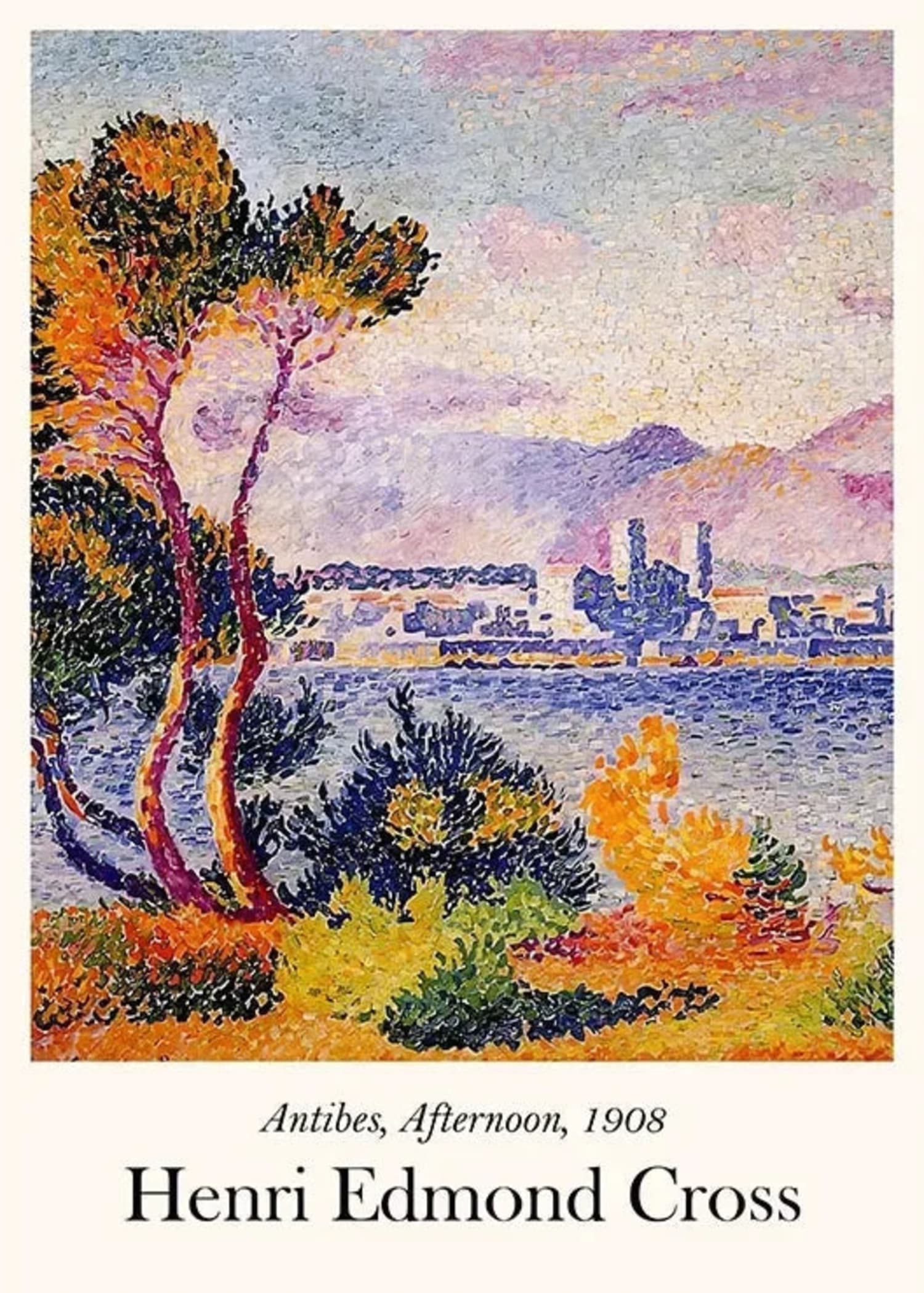 Henri Edmond Cross | Antibes Afternoon – Wall Of Art Studio