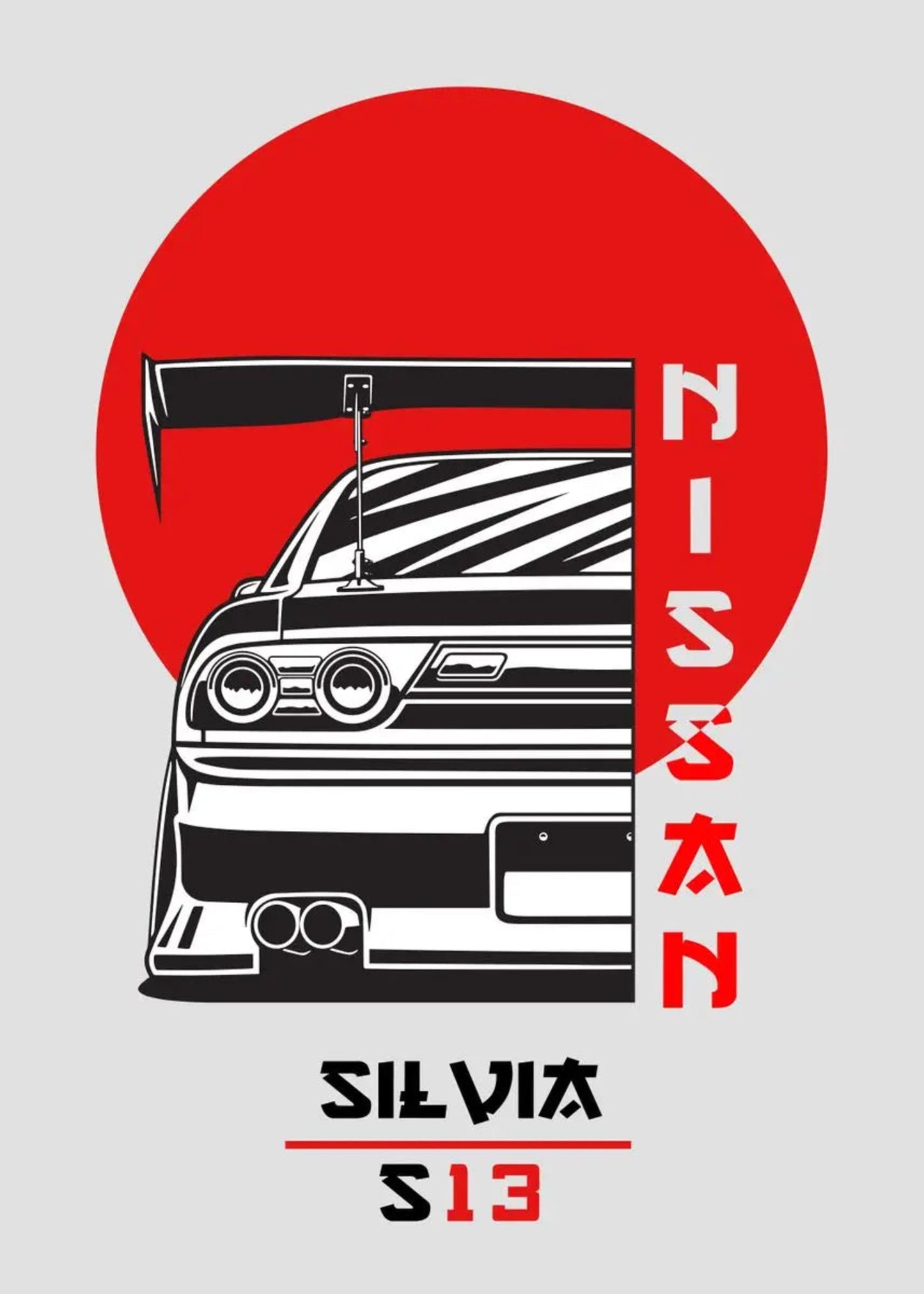 Nissan Silvia S13 | Japanse Auto Kunst