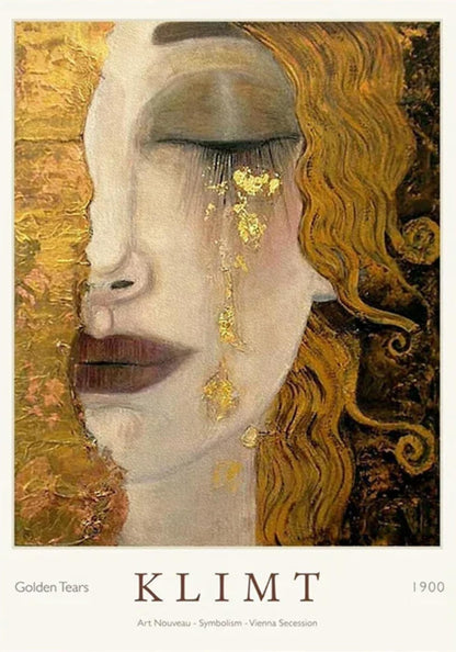 Gustav Klimt | Golden Tears | Expressionist Art
