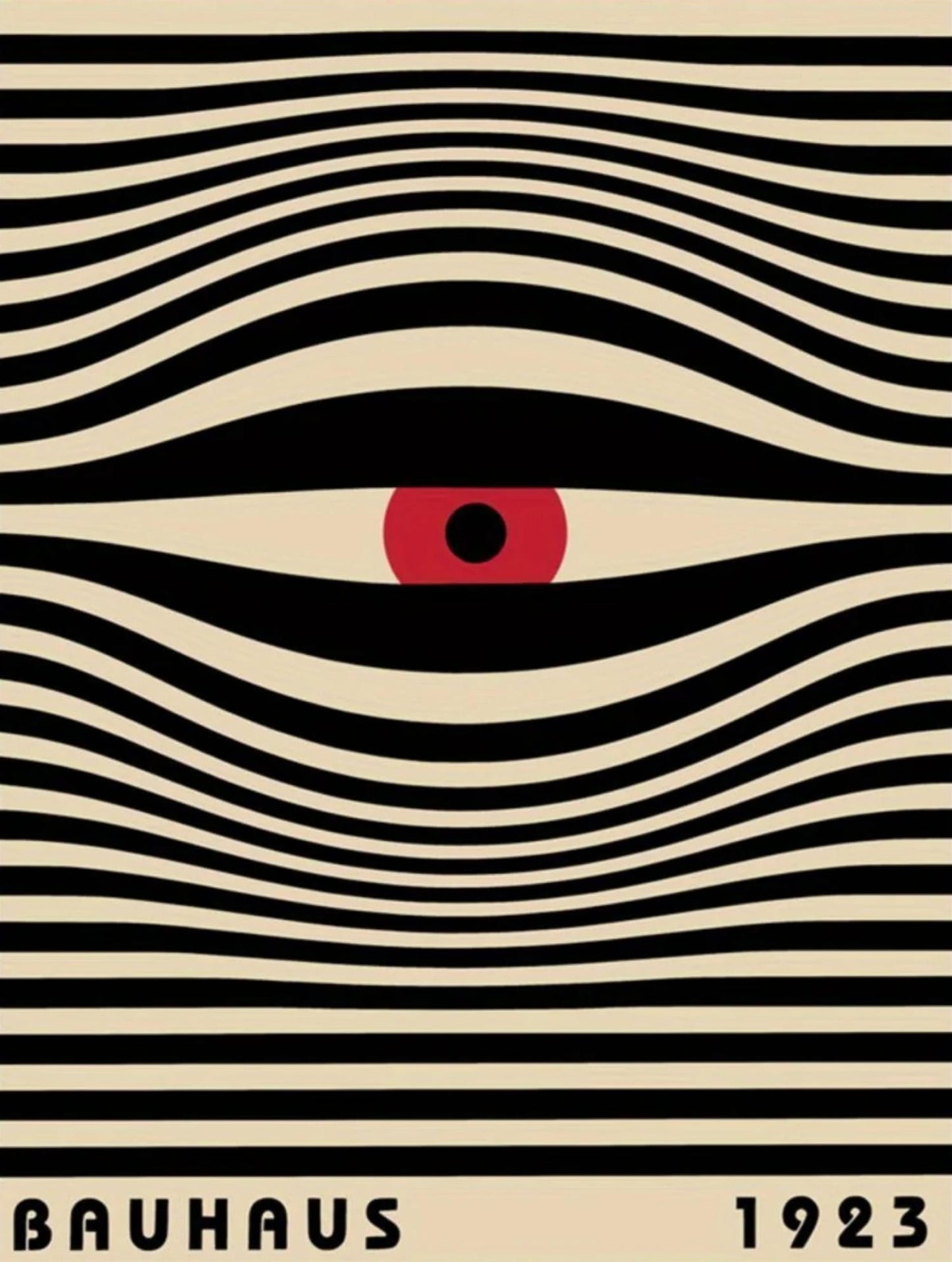 Bauhaus All Seeing Eye | 1923 Abstract Geometric Design