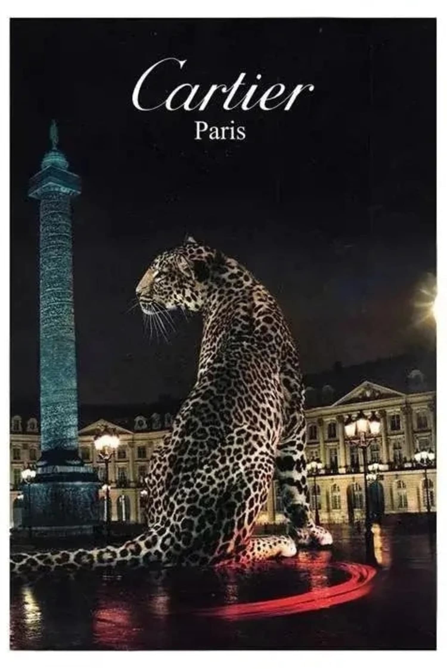 Cartier Paris | Jaguar City Skyline | Silhouette Art – Wall Of Art