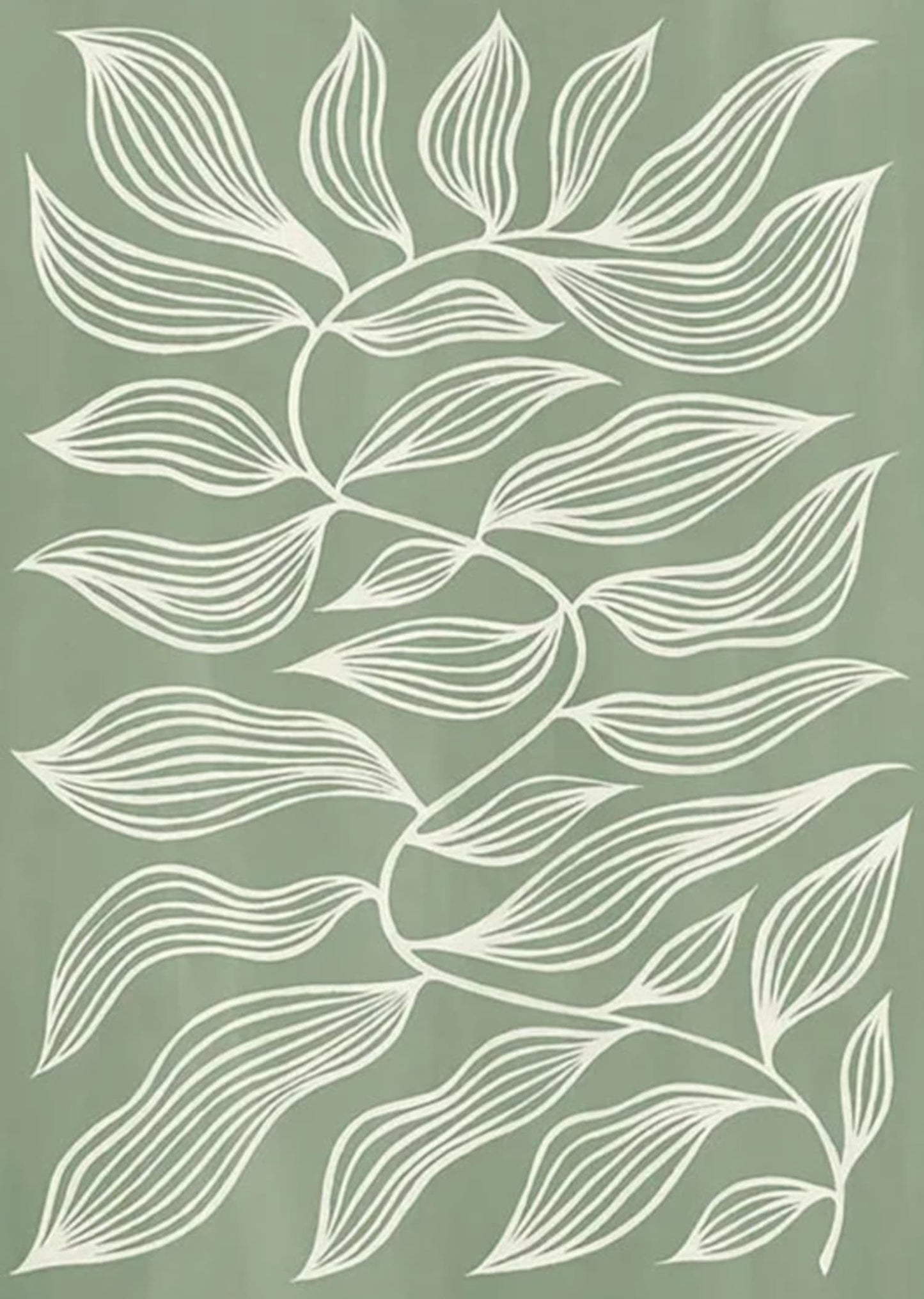 Erdverbundene Geometrie | Abstrakte grüne Formen | Modernes Design