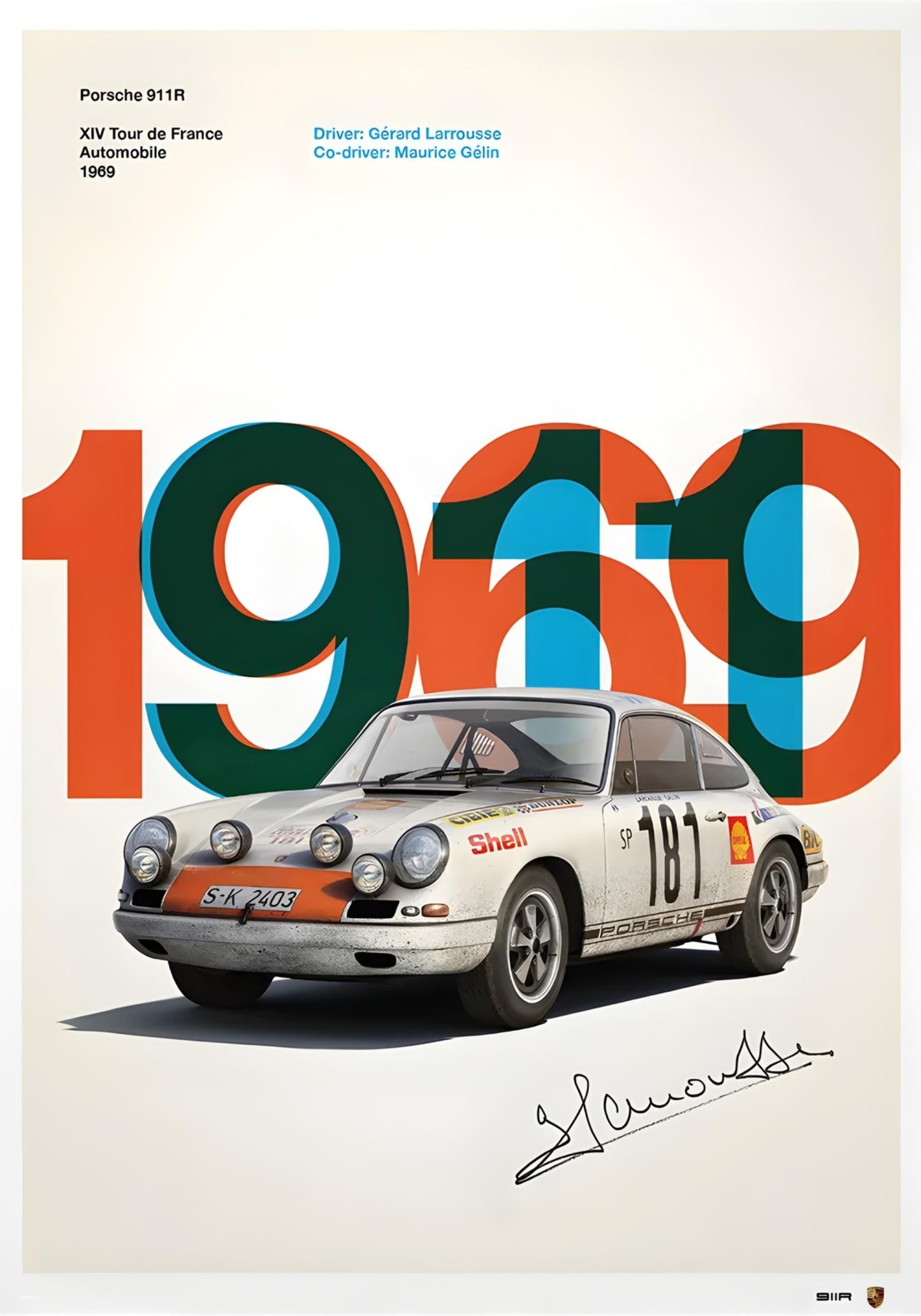 Porsche 911 R | 1969 Tour de France Auto | Gerard Larousse Racing
