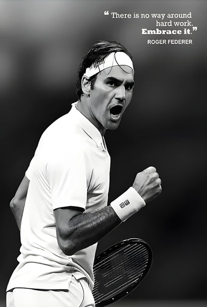Roger Federer | Tennis Motiverende Quote