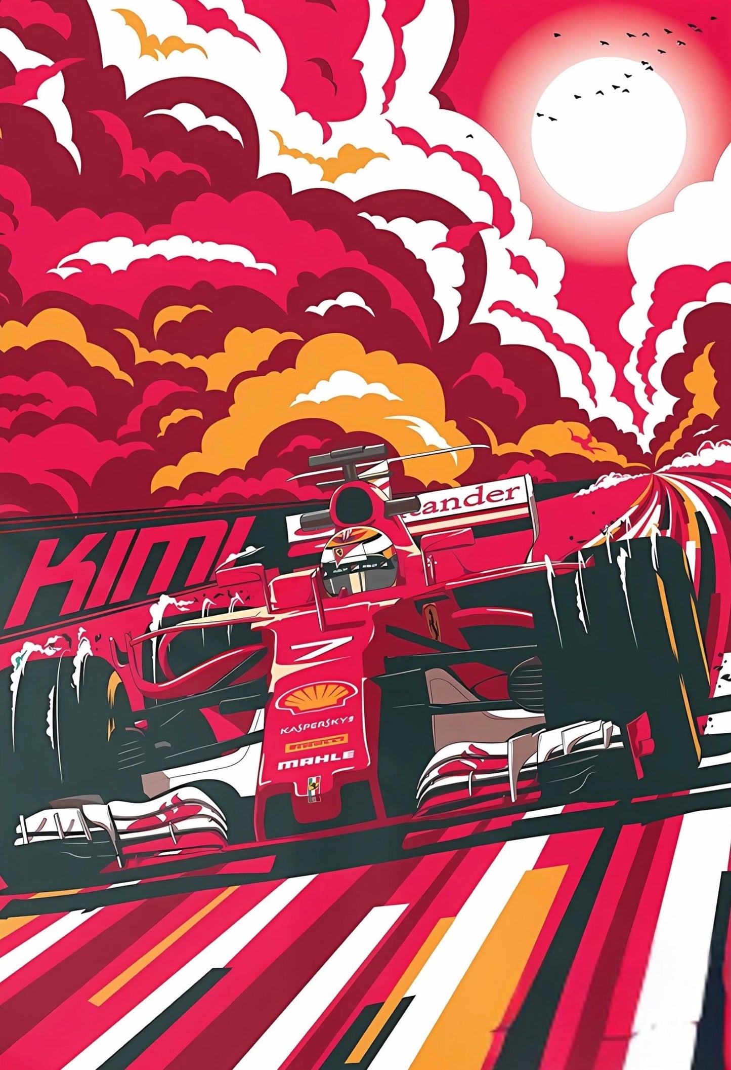 Kimi Raikkonen | Formule 1 Vector Kunst