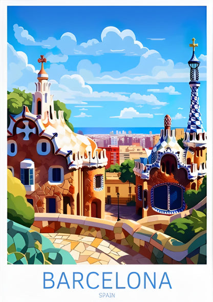Park Güell | Barcelona Schilderachtige Decor