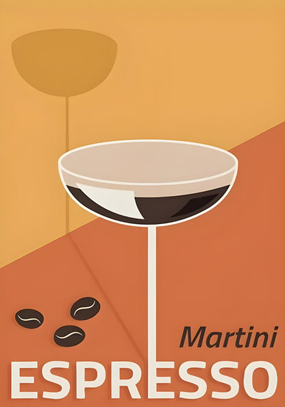 Martini Espresso | Cocktail | Iconic Poster Collection | Celebrating Artistic Expression Across Styles and Eras